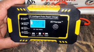 Автомобильное зарядное устройство для аккумулятора с функцией восстановления аккумулятора, RJ Tiany