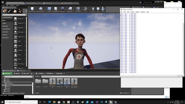 Unreal Python Plugin Character Control Update смотреть онлайн
