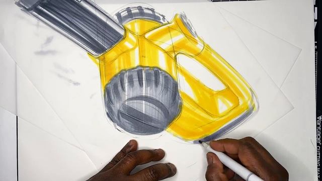 Sketch A Day by Spencer Nugent: Copic Marker Illustration Drawing of a Vacuum смотреть онлайн