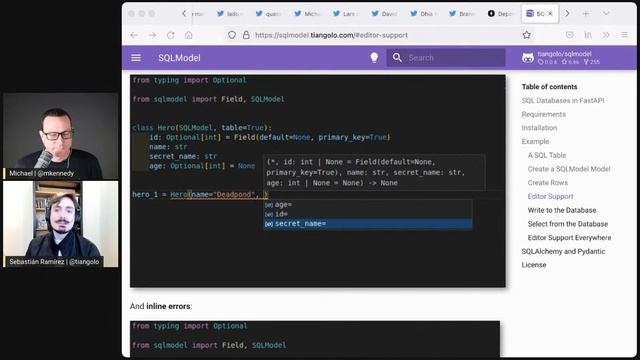 SQLModel: The New ORM for FastAPI and Beyond - Talk Python Podcast Episode смотреть онлайн