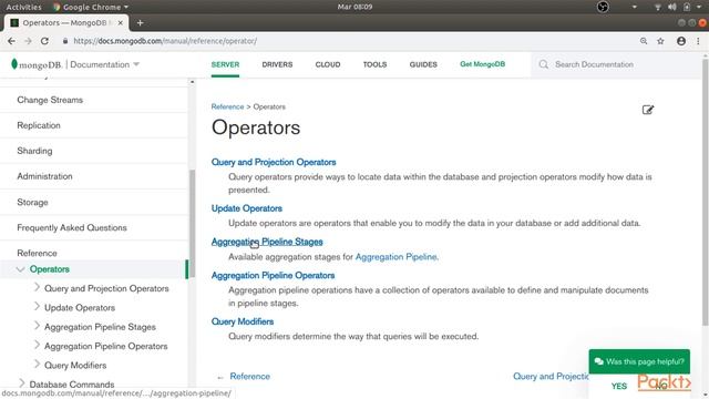 Hands-On Developers Guide to MongoDB 4.0: What Are Mongo Operators? | packtpub.com смотреть онлайн