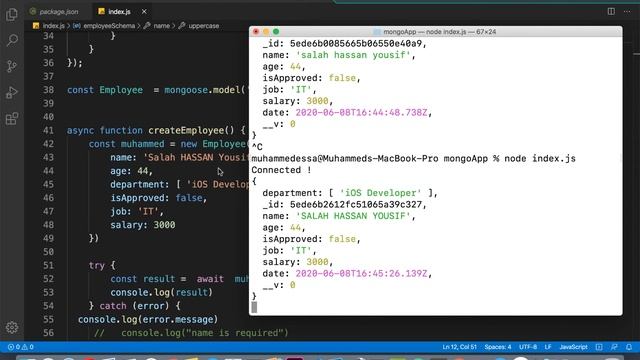 41 Node js Developer | Mongoose Built in Validators смотреть онлайн