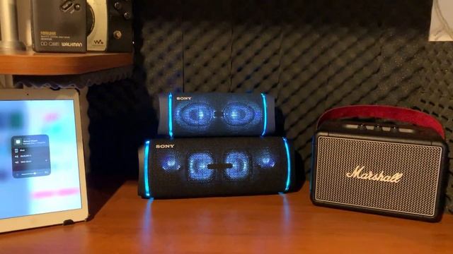 SRS XB43 и XB33 в паре. SONY заменили party CHAIN на CONNECT смотреть онлайн