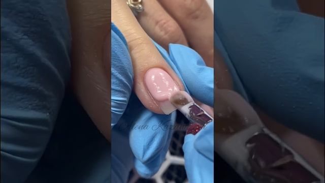 Укрепление гелем в технике без опила #укреплениегелем #гель #наращиваниеногтей смотреть онлайн