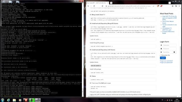 Unifi Controller Install on Ubuntu Server 22.04 смотреть онлайн