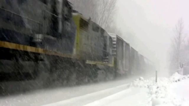 CSX Lehigh Line Blizzard смотреть онлайн