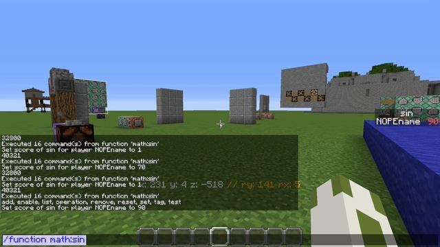 Minecraft Advanced Function: Sin(x) | Vanilla 1.12 [English] смотреть онлайн