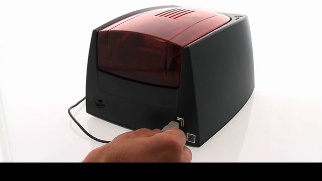Evolis Badgy 200 ID Card Printer Quick Start Guide смотреть онлайн