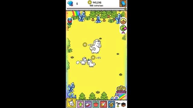 Unicorn Evolution Tapps Game - Gameplay / Walkthrough IOS / ANDROID #1 смотреть онлайн
