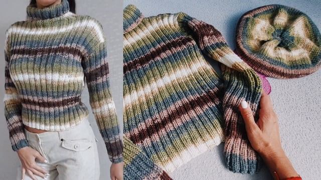 СВЯЖИТЕ БЕРЕТ И ВОДОЛАЗКУ В КОМПЛЕКТЕ . ШИКАРНАЯ КОМПОЗИЦИЯ смотреть онлайн