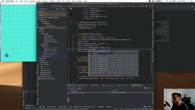 Ep4: 2D Multiplayer Flutter Game - Rendering player sprite and game loop walk through смотреть онлайн