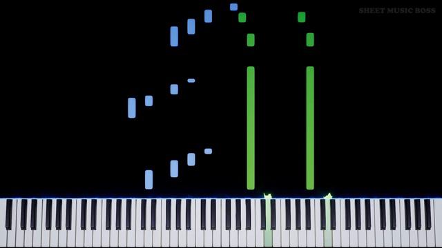 Buoy Base Galaxy (from Super Mario Galaxy) - Piano Tutorial смотреть онлайн