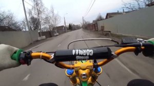 Уход от полиции!! Покатушки на питбайке!! Погоня ДПС!! Чуть не схватили копы!!! POLICE!!