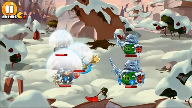 Angry Birds Epic -Canyon Land The Ice Mountain ALL the BIG BOSS - Gameplay Walkthrough Part 25 смотреть онлайн