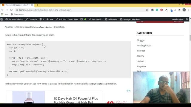 Dependent Dropdown list in PHP without Ajax | Full Practical | Simple Way смотреть онлайн