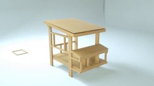 Курятник мини своими руками. Чертеж в описании