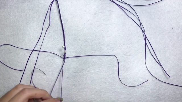 DIY - macrame bracelet with stone - VT0029 смотреть онлайн