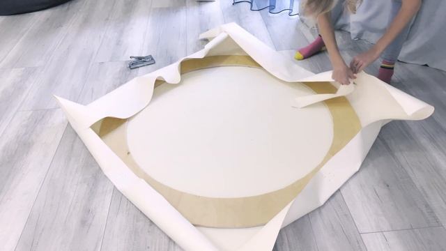 Как сделать круглый холст самостоятельно смотреть онлайн