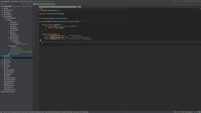 Composer, Facades, Service Providers and Global Functions - Laravel Package Development смотреть онлайн