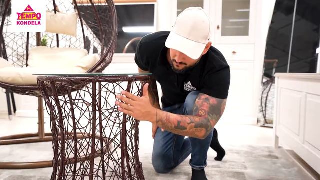 Fotoliu suspendabil NOELA NEW + Masă SALMAR NEW смотреть онлайн