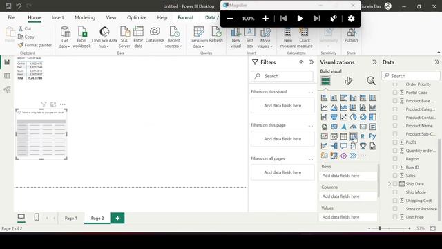 POWER BI DRILL THROUGH смотреть онлайн