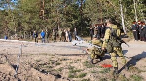 Запуск беспилотника ( БПЛА РЭБ «Орлан 10») Беларусь