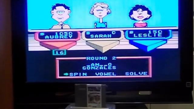 NES Wheel of Fortune Featuring Vanna White 3rd Run Game #1 смотреть онлайн