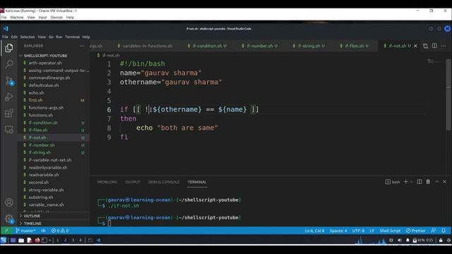 Shell Script tutorials - 30 - What is Not Operator in Shellscript - How to use not operator in bash смотреть онлайн