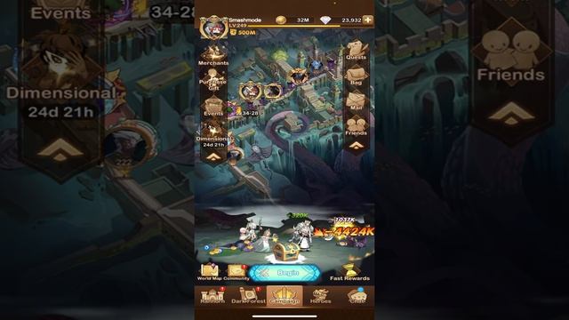 AFK Arena World First 500m Power F2P смотреть онлайн