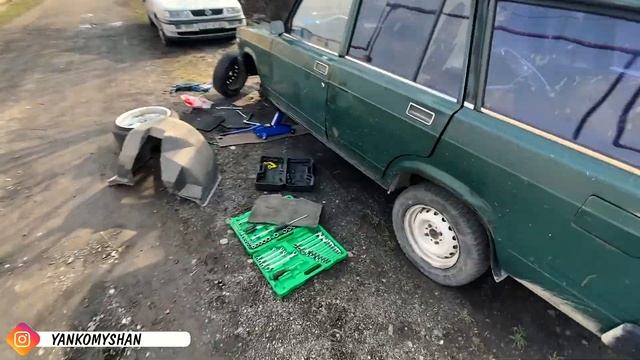 ВАЗ 2104 покупка и первые доработки смотреть онлайн