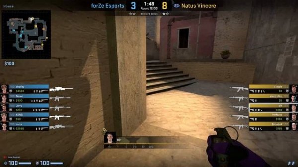 CS:GO POV Demo NaVi b1t (21/11) vs forZe (de_mirage) @ PGL Major Antwerp 2022 Europe RMR A