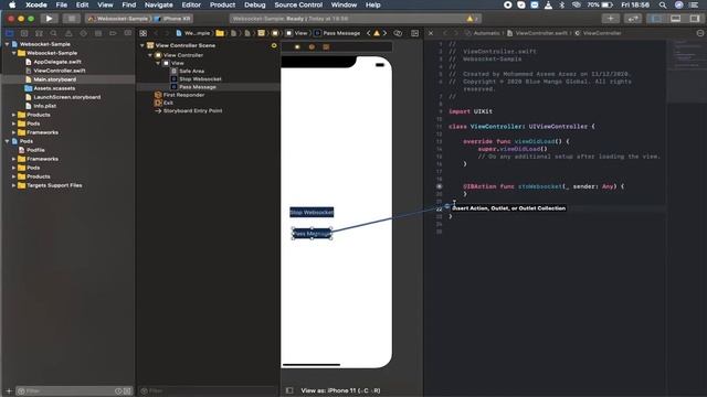 WebSocket in iOS~Swift | Basic Introduction | Starscream socket server смотреть онлайн