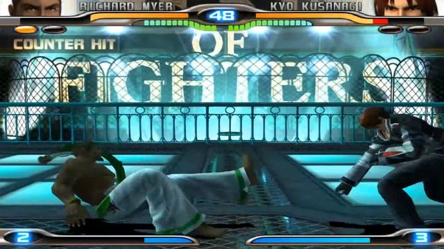 #831 King of Fighters Maximum Impact 2 (PS2) Hidden Characters (13/13): Richard Myer playthrough. смотреть онлайн
