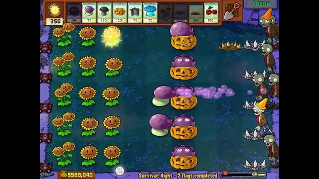 4 THOUSAND SUN IN NIGHT?! | Plants Vs Zombies Survival смотреть онлайн