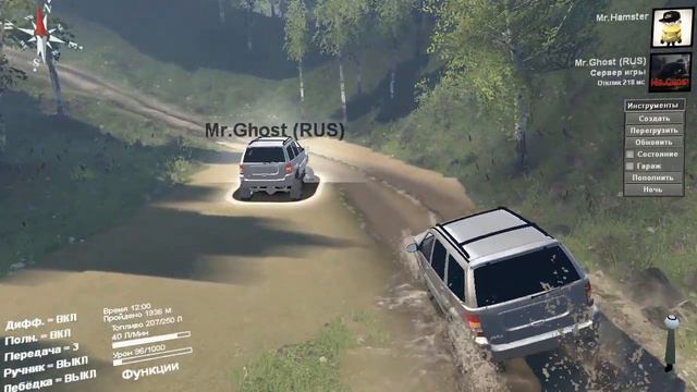 Путешествие на Jeep Grand Cherokee.Играю с M.G в Spintires. смотреть онлайн