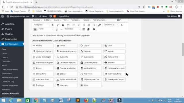 Melhorar o editor de textos wordpress plugin TinyMCE Avançado смотреть онлайн