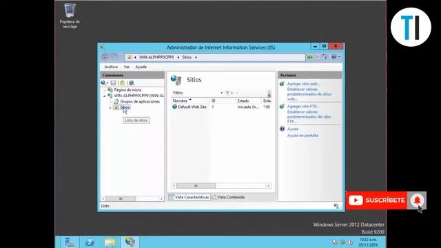 Instalar y configurar Servidor Web IIS con Windows Server 2012 смотреть онлайн