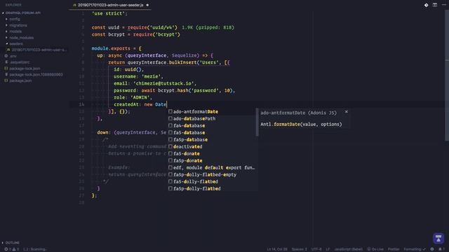 GraphQL from Ground Up - Database seeding 06 смотреть онлайн
