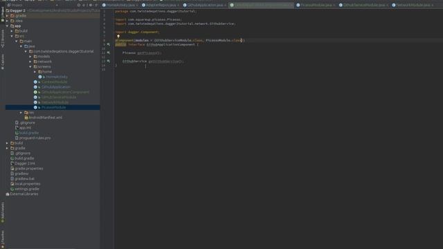 Dagger 2 Android Tutorial 03 - External dependencies смотреть онлайн