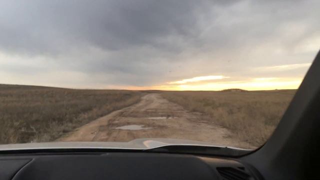 Дороги Казахстана. Степь. Март. Nissan X-Trail смотреть онлайн