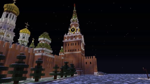 Новогоднее обращение в Майнкрафт ► Moscow in Minecraft смотреть онлайн