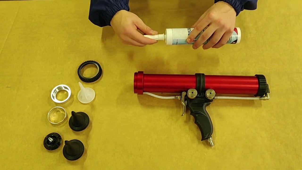 Пистолет для герметика SAM-2002 обзор смотреть онлайн