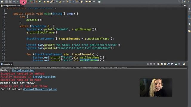 22) Stack unwinding | Java with Ali смотреть онлайн