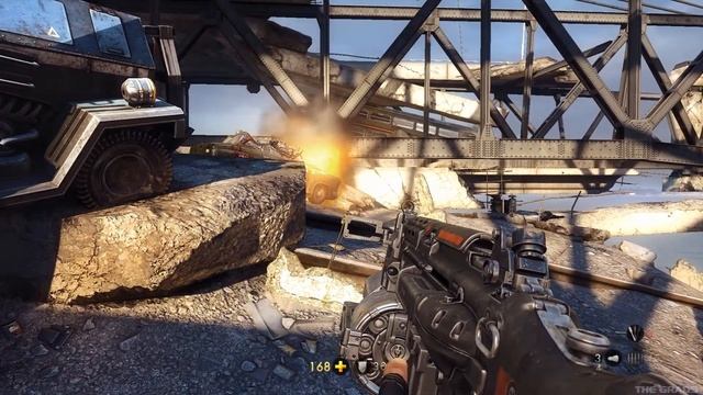 Прохождение Wolfenstein: The New Order ►ГИБРАЛТАРСКИЙ МОСТ (ВСЕ СЕКРЕТЫ) смотреть онлайн