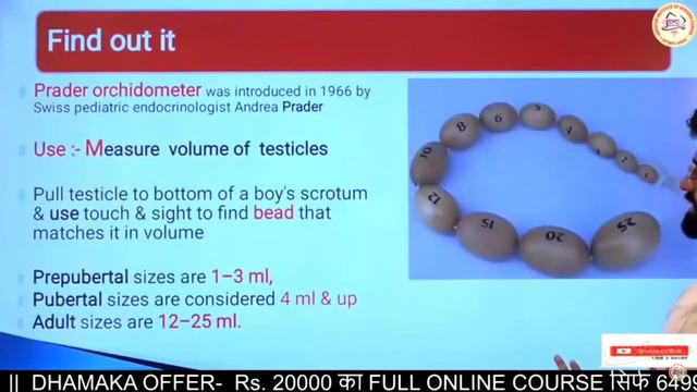 Q328. Prader Orchidometer Complete Details....... With Akki Sir Nursing_Wallah_Gyan __ NORCET __ CH