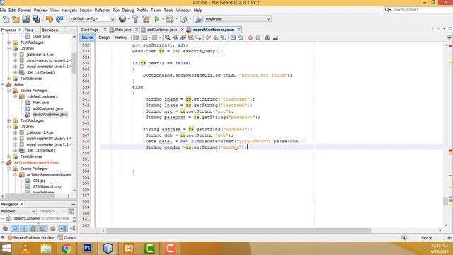 Airline Ticket Reservation System in Java Part 4 смотреть онлайн