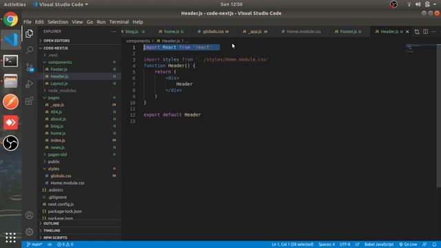 Add Styles | #8 | Next js tutorial in Hindi смотреть онлайн