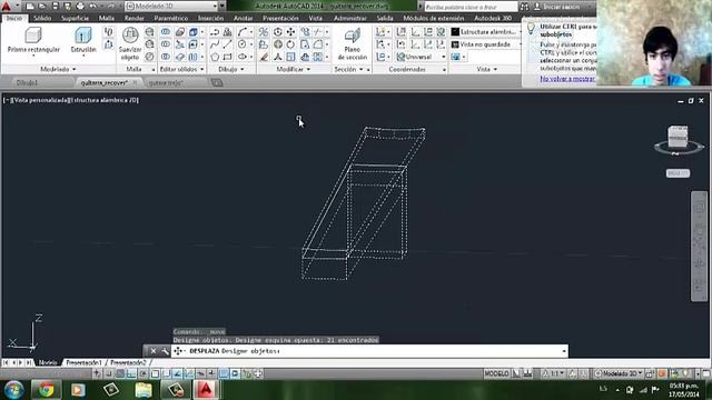 Tutorial de una guitarra acustica en Autocad 2014 смотреть онлайн