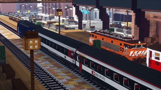 Minecraft Extra Voxel Trains Immersive Railroading Mod смотреть онлайн