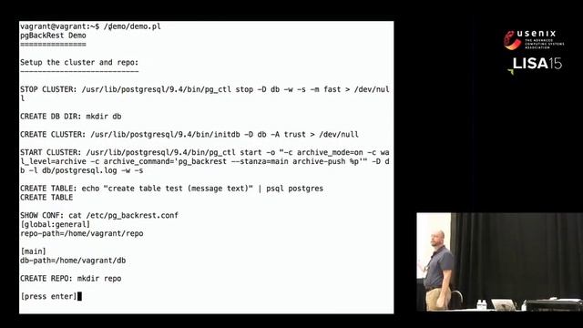 LISA15 - Efficiently Backing Up Terabytes of Data with PgBackRest смотреть онлайн